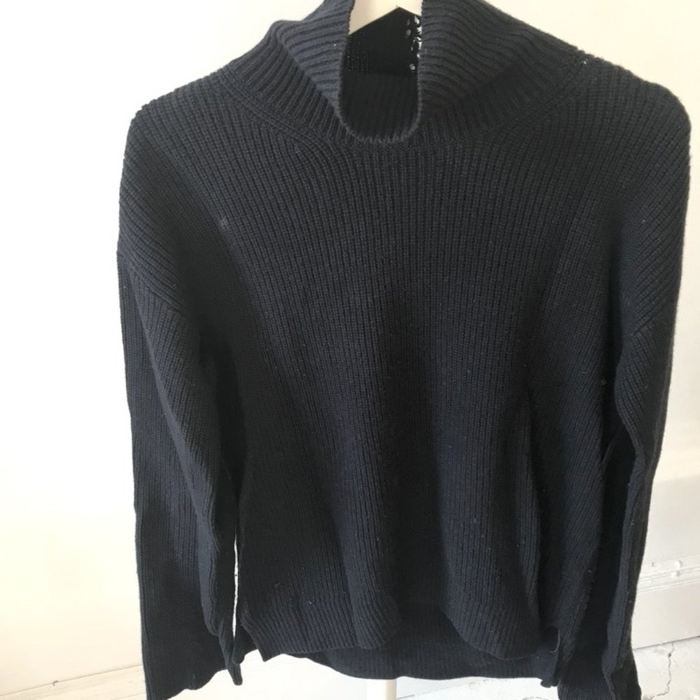 Helmut Lang Wool/Cashmere Turtleneck Sweater
